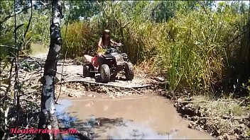 HD Thai teen  goes atving in paradise giving blowjob