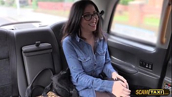 Attractive Julia enjoys ass banged hard in the cab