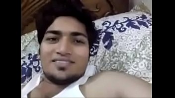 Young indian couple in bed - a lot of boob pressing