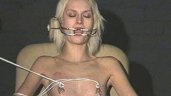 Extreme needle t. and hardcore bdsm of blonde slavegirl in severe nipple