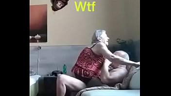 Old woman riding a dick