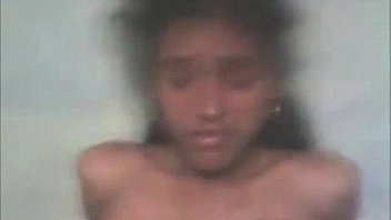 Tamil Schoolgirl Showing her Young Boobs and Hairy Pussy