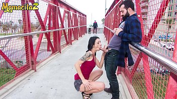 MAMACITAZ - Spanish Babe Alice Blues Suck And Fuck Outdoor With Her Naughty Lover