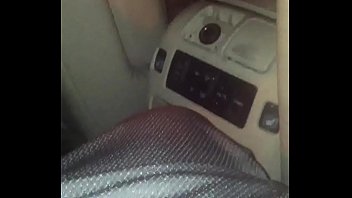 Jacking off in car