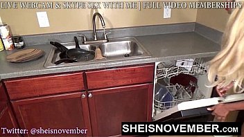 HD Msnovember Slender Booty Eating A GString Inside Her Buttcheeks, While Cleaningup on Sheisnovember