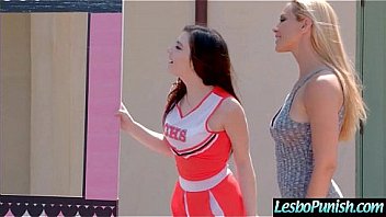 (Sandy Fantasy & Jenna Reid) Lez Girls In hard Punish Sex Tape Using Sex Toys clip-27