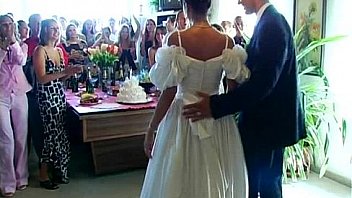 Wedding whores are fucking in public